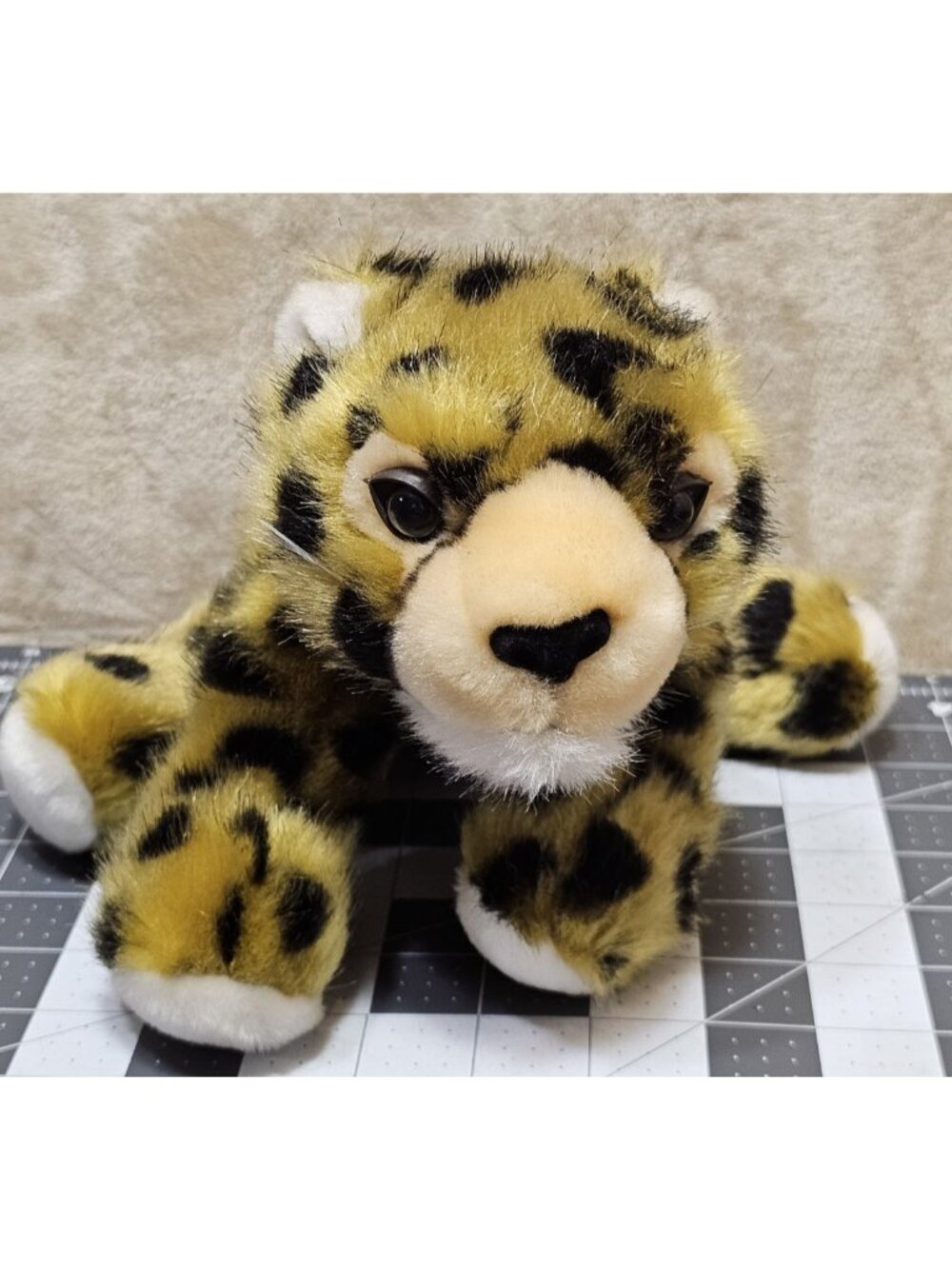 Steven Smith Brooklyn New York Baby Cheetah Leopard Cat  Soft Plush Animal  Toy